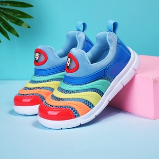 女童透气休闲包头运动鞋 男童软底防滑机能鞋 宝宝鞋 夏季