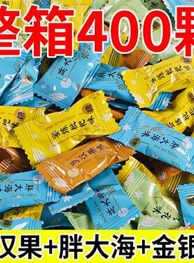 润喉糖胖大海罗汉果金银花枇杷清凉薄荷润喉糖果含片零食喉咙无糖