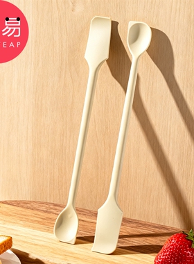 抹勺A1vo001-双头多功能抹酱铲长柄搅拌勺家用舀果酱刮黄油勺子