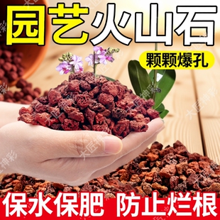 火山石养花蝴蝶兰花专用土多肉专用颗粒土营养土水培鱼缸底砂土壤