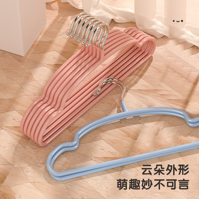 可爱儿童家用衣架无痕浸塑防滑衣服加粗婴儿宝宝晾衣架多规格