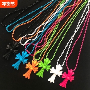 【正确版可过验】K罗心20周年限定版十字架项链男女小众高级感潮