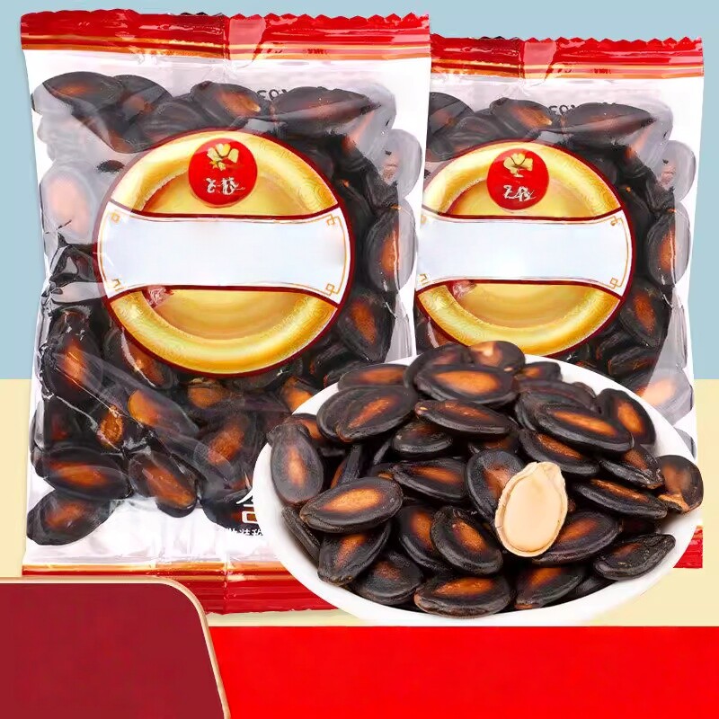 百里挑一话梅味西瓜子500g黑瓜籽休闲零食品坚果炒货年货散装