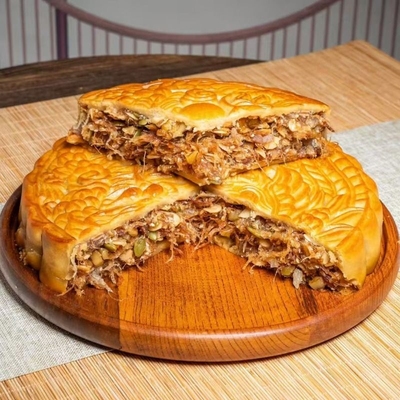 香港和丰楼/旗舰店金腿五仁大月饼广东广式吴川传统礼盒铁盒莲蓉