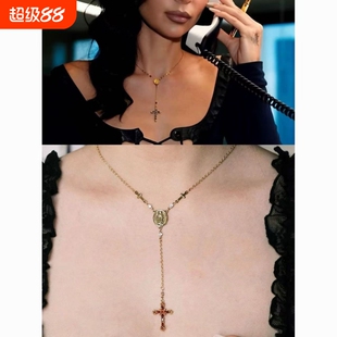 亢奋Maddy同款项链美式复古项链2026新款辣妹风高级锁骨链