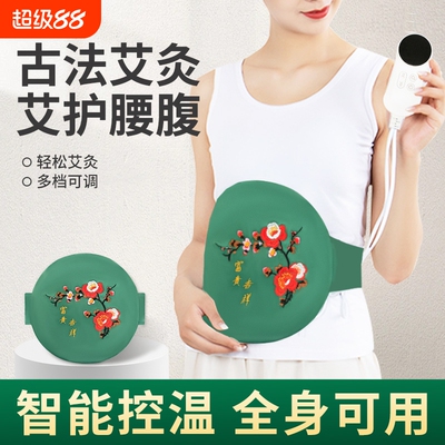 平直堂电加热艾灸宝热敷护腰带家用艾草绒艾灸包腰腹部暖肚子神器