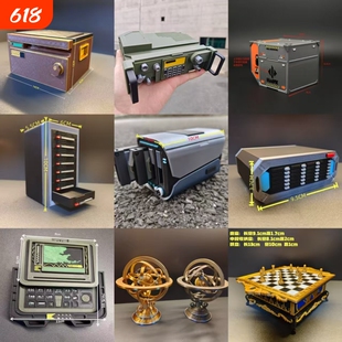 三角洲行动周边云存储阵列刀片服务器终端大红模型手办玩具磁吸