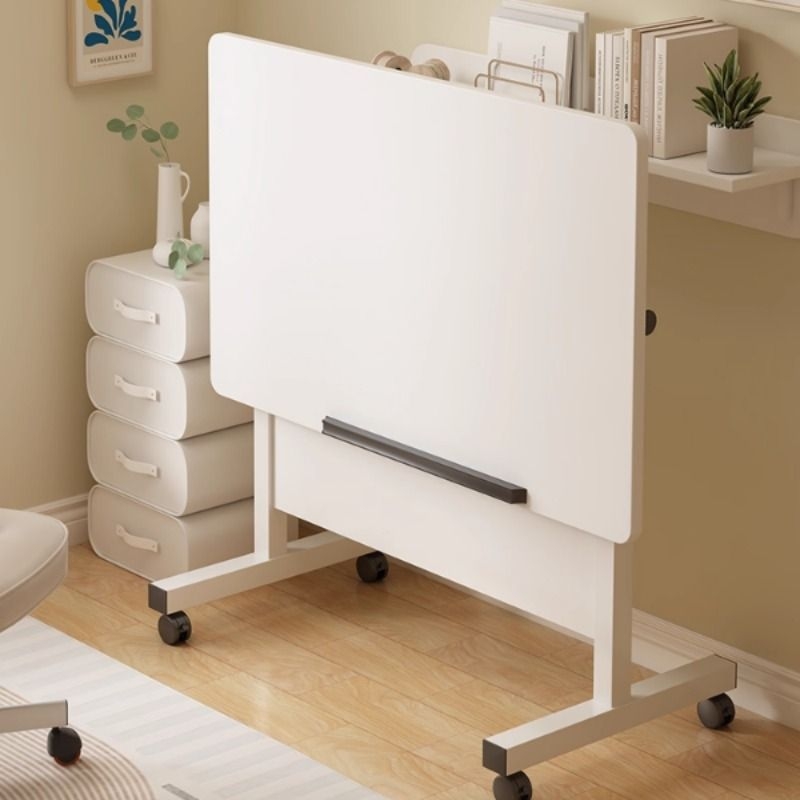 折叠书桌可移动桌子笔记本电脑桌家用学生写字桌简易床边桌升降桌