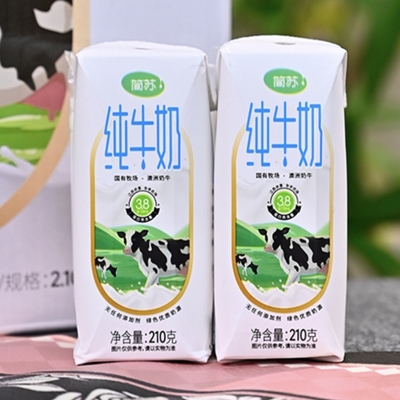 江苏农垦简苏优品香甜210g*10盒营养早餐牛奶农场优质低温蛋白质