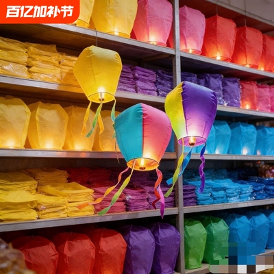 新款加厚安全型孔明灯许愿灯批发