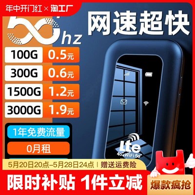 2024新款随身wifi5G送3000G使用