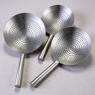 304漏勺不锈钢笊篱大号过滤网厨房捞面勺商用漏网家用捞勺沥油网