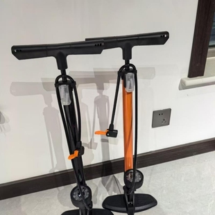 新型38打气筒气压表 脚踩打气 摩托车车载高压自行车高压表气筒