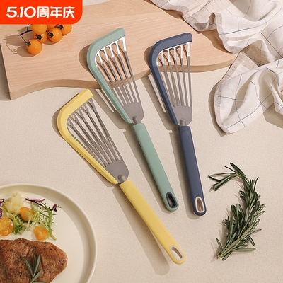 蝴蝶铲硅胶锅铲不锈钢煎铲煎饼