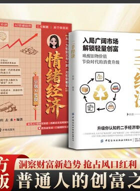 【抖音同款】二手经济＋情绪经济 正版书籍 底层逆袭翻身 普通人的财富积累之道财富进阶手册