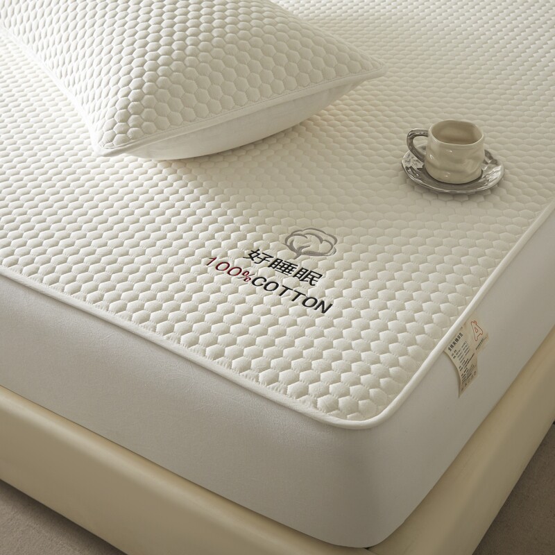 2026新款全棉A类100纯棉夹棉床笠罩加厚全包床垫保护罩套防滑