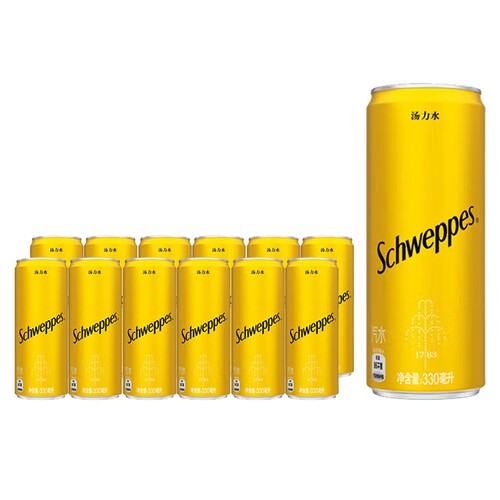 可口可乐怡泉苏打水330ml*12罐