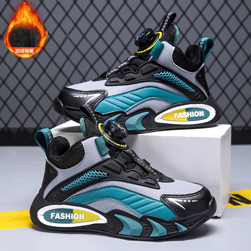 乔丹格兰儿童运动鞋旋转纽扣鞋