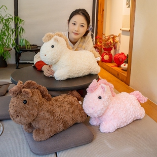 2026马年生肖吉祥物小马玩偶抱枕娃娃马毛绒玩具公司年会礼品新年