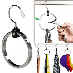 新款多用途衣柜衣架Multipurpose wardrobe hanger金属挂钩吊环