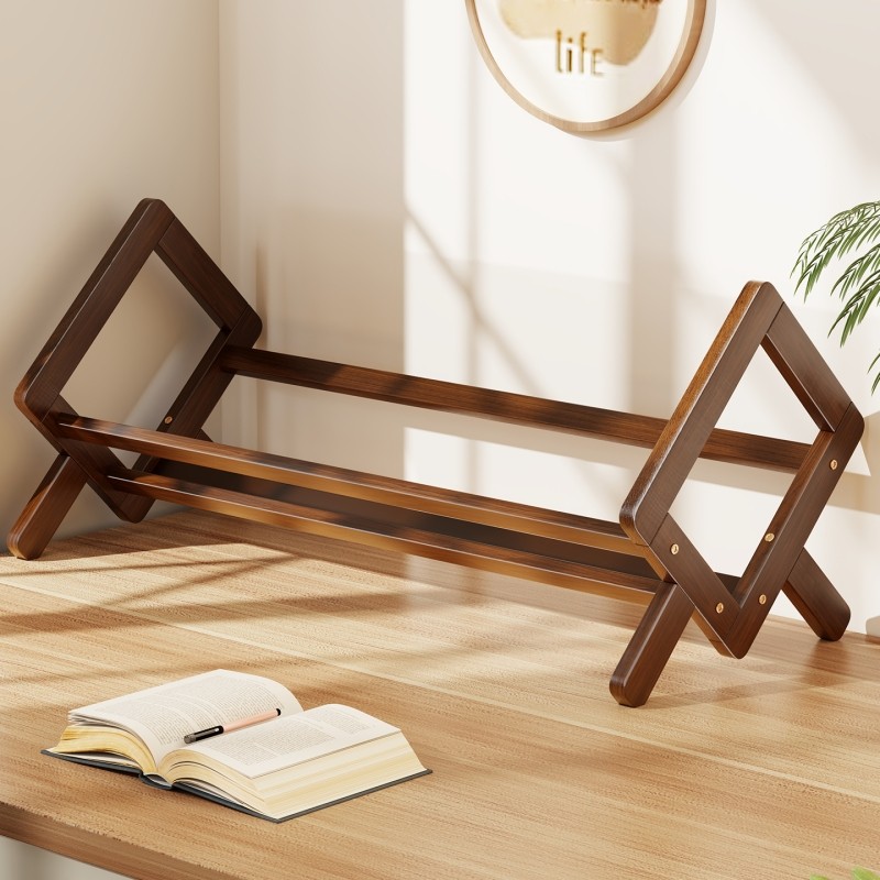 桌面书架儿童书桌简易收纳图片