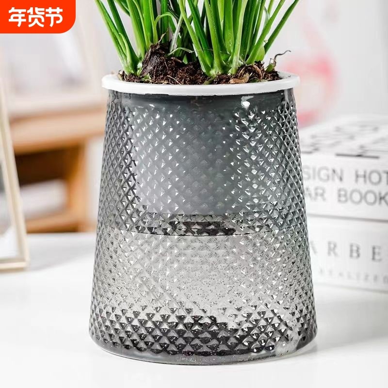 水培花盆塑料懒人自动吸水白掌绿萝家用桌面小花盆免浇水树脂稳定,鲜花速递/花卉仿真/绿植园艺,花盆,淘宝优惠券,粉丝福利购,淘宝优惠卷