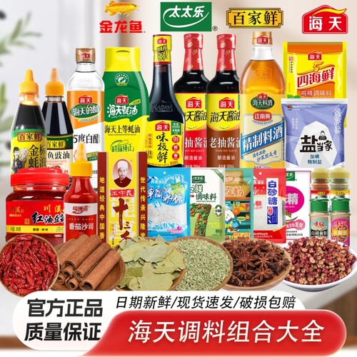 海天调料组合家用厨房调味品