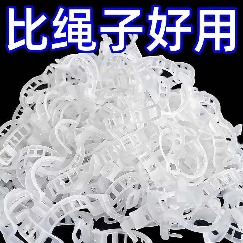 绿植果树植物固定夹卡扣藤蔓固定器秧苗爬藤支撑杆吊秧夹豆角绑枝图片
