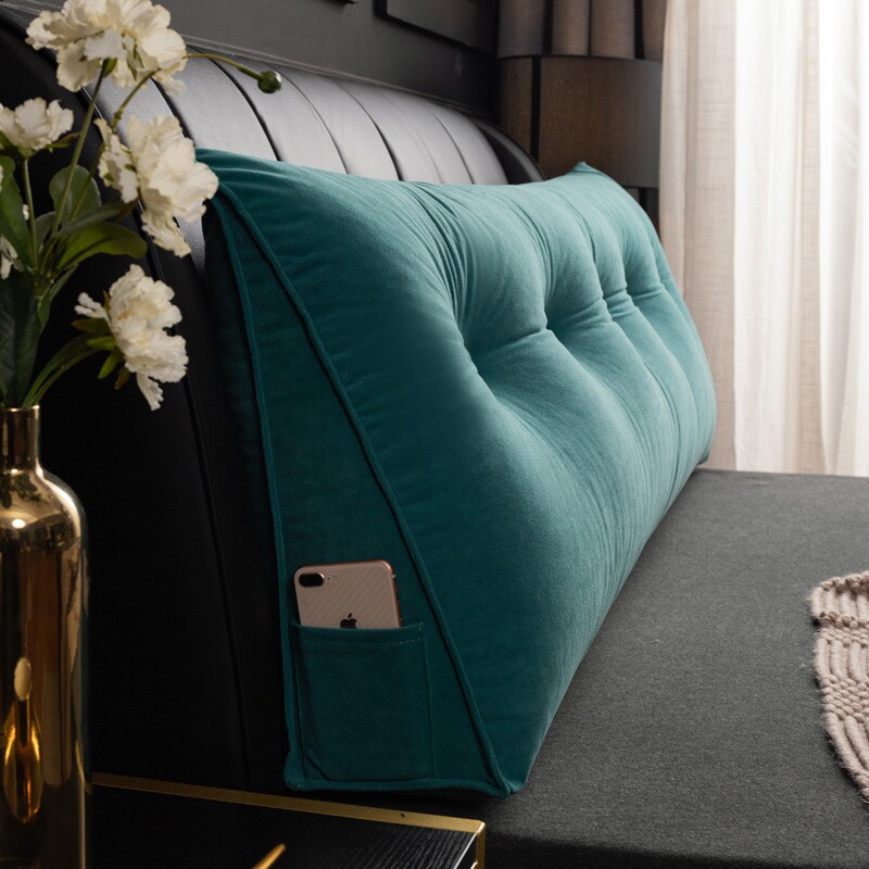 批发床头靠垫榻榻米床软包三角双人沙发靠背床上靠枕床靠一件代发