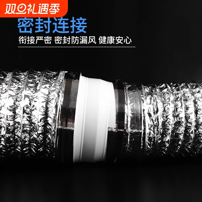 抽油烟机排烟管变径圈转换头烟管道大小转换接头通风管接口可裁