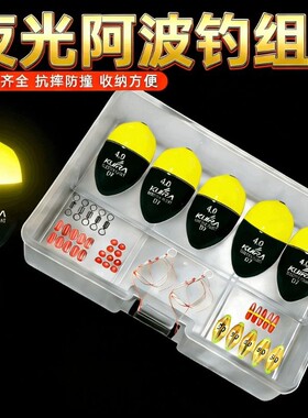 夜光阿波浮漂路亚海钓套装高灵敏
