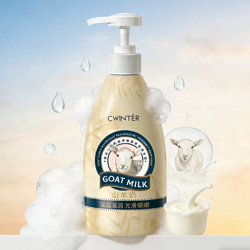 山羊奶香氛沐浴露留香滋润补水500ml*1瓶起