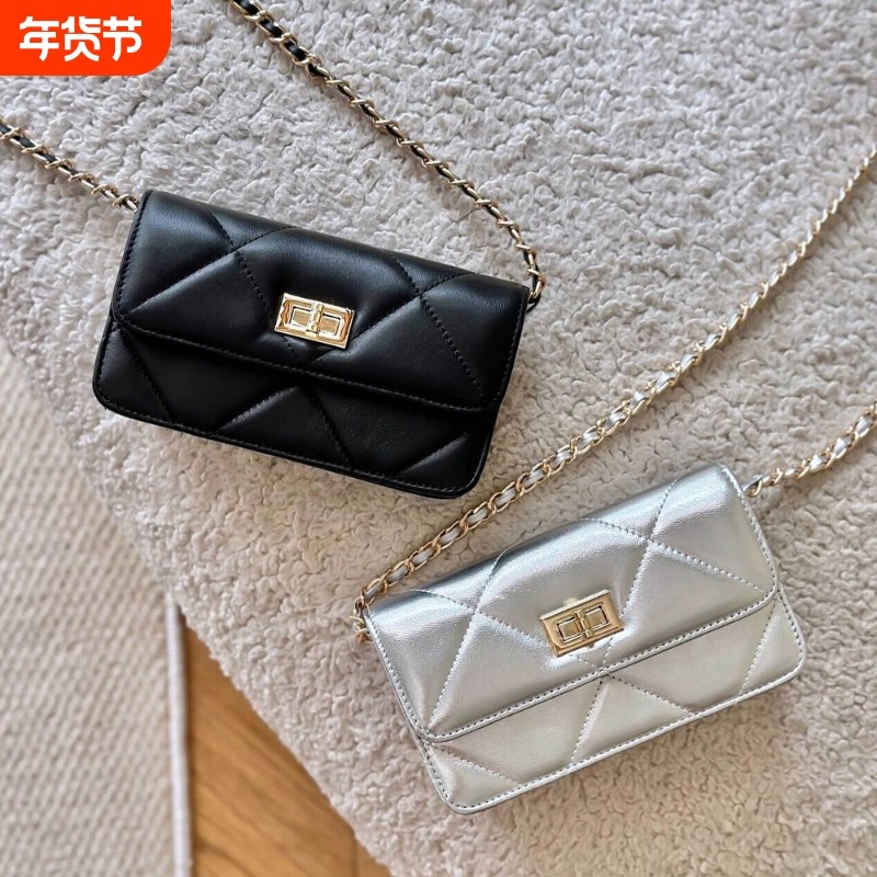 MOONLIGHT MORIA小香风小方包高级感手机包单肩斜挎包