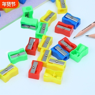 削笔刀迷你简易小型手动卷笔刀学生单孔转笔刀塑料铅笔刀