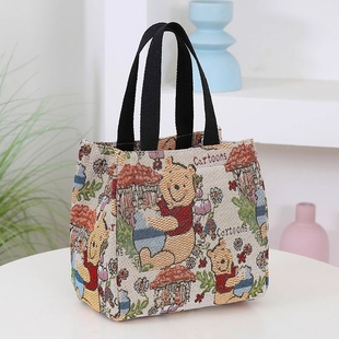 帆布包卡通外出防水大容量手提包多规格