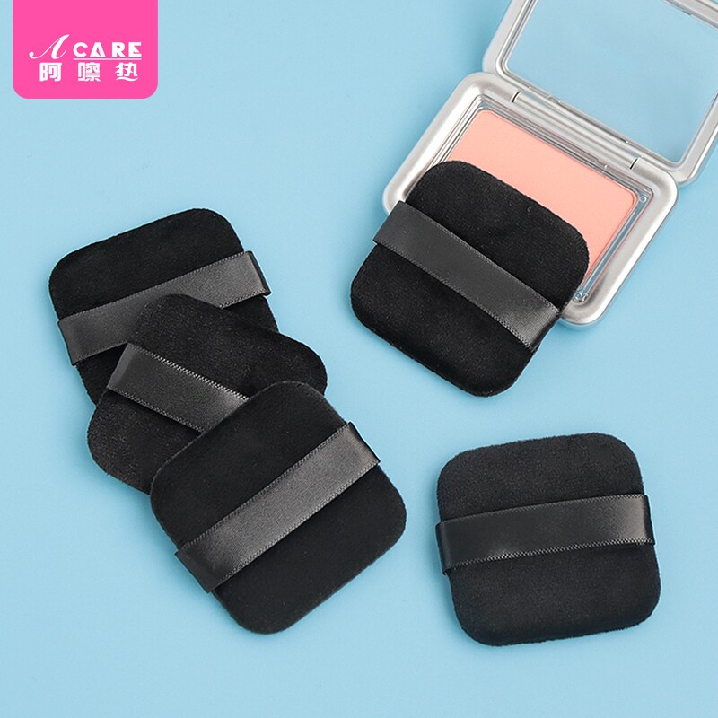 粉扑/植绒B1pl700-散粉扑蜜粉替换粉扑脸部化妆工具黑色扑