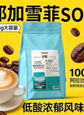 耶加雪菲埃塞俄比亚咖啡豆SOE中度烘焙咖啡馆手冲现磨花香果香