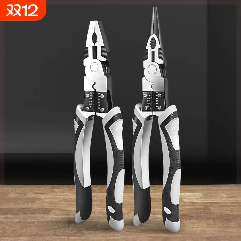 多功能9寸钢丝钳子省力老虎钳家用工业级尖嘴钳