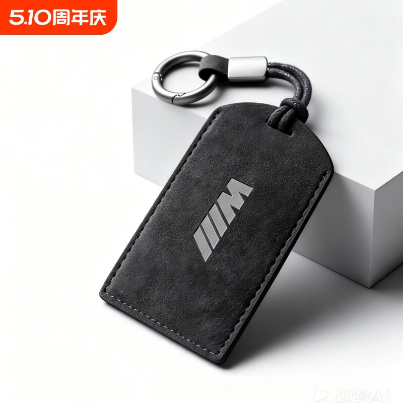 适用宝马卡片钥匙套包壳5系i3卡套包3系翻毛皮高档NFC感应保护
