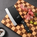 阳江菜刀家用黑面防锈切片刀剁骨刀厨房专用锋利切肉砍骨刀多规格