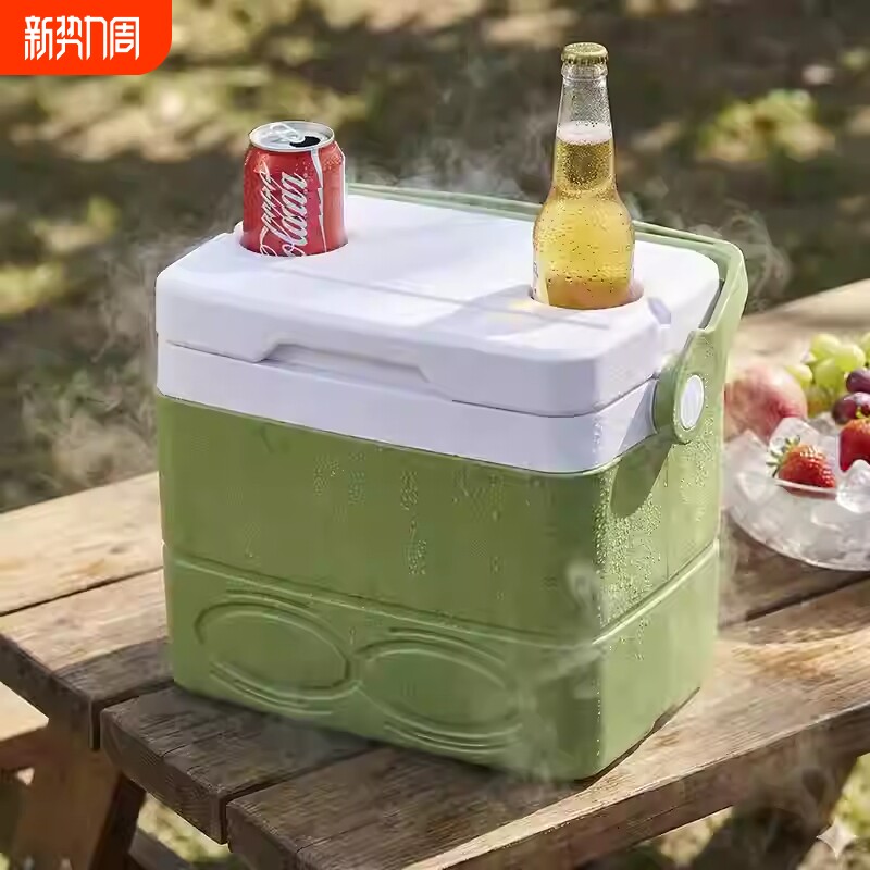 冰块保温箱冷藏箱摆摊户外露营食品商用冰桶小冰箱车载便携家用