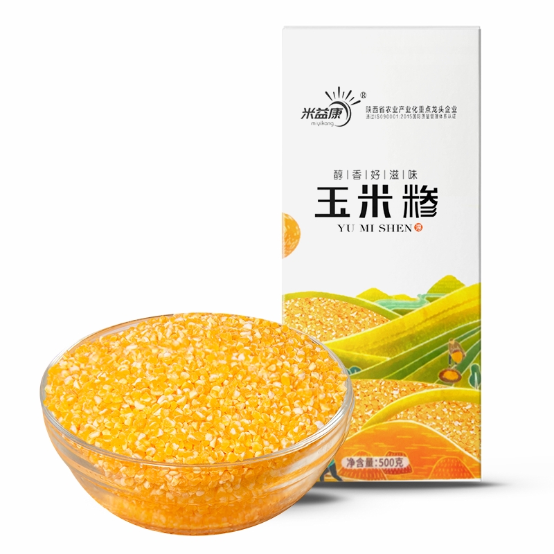 陕西米脂玉米渣农家玉米糁粗粮香甜五谷杂粮新货糁五谷杂粮粗粮