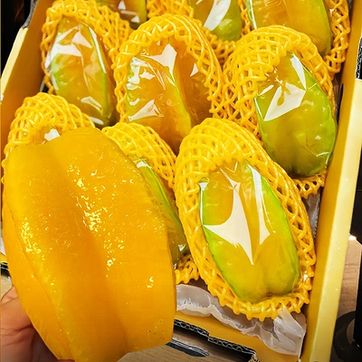 福建漳州甜杨桃5斤新鲜水果洋桃鲜果红龙扬桃五角星阳桃整箱包邮