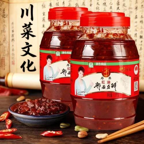 丹丹1.45KG*1瓶红油郫县豆瓣酱