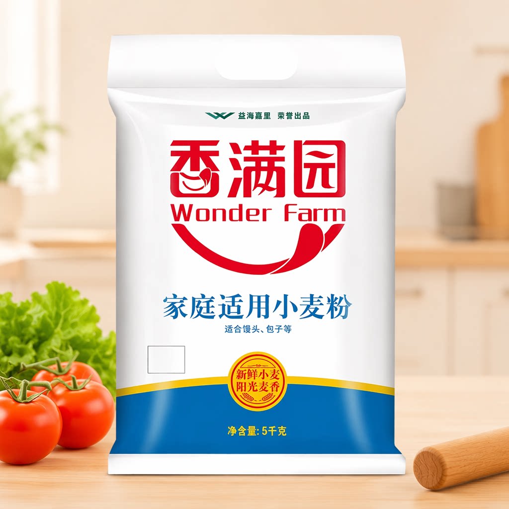 香满园家庭适用小麦面粉图片