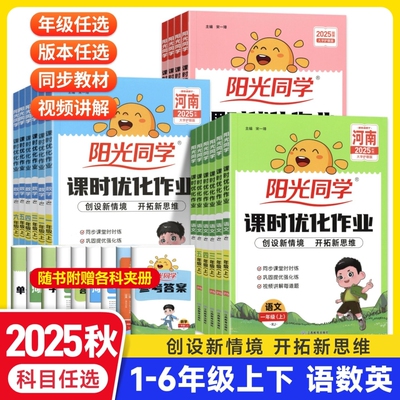阳光同学课时优化作业河南专版