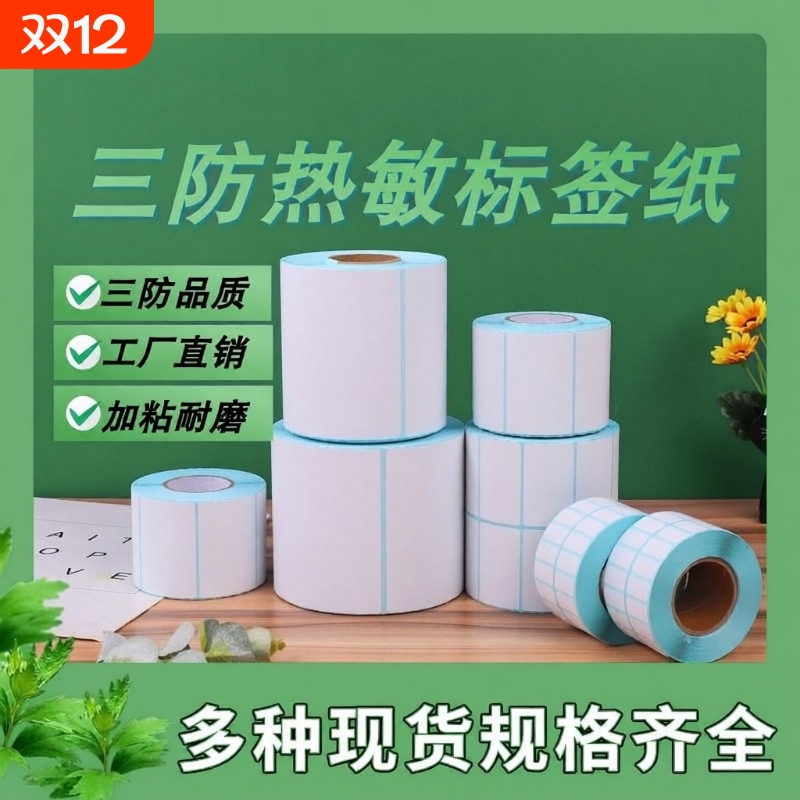 三防热敏不干胶标签打印纸贴纸