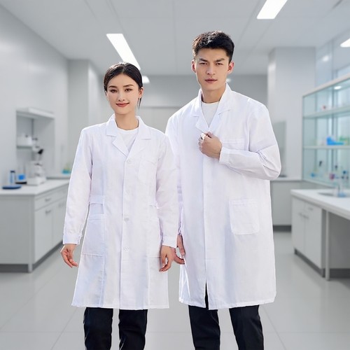 白大褂精梳棉工作服|千人回购
