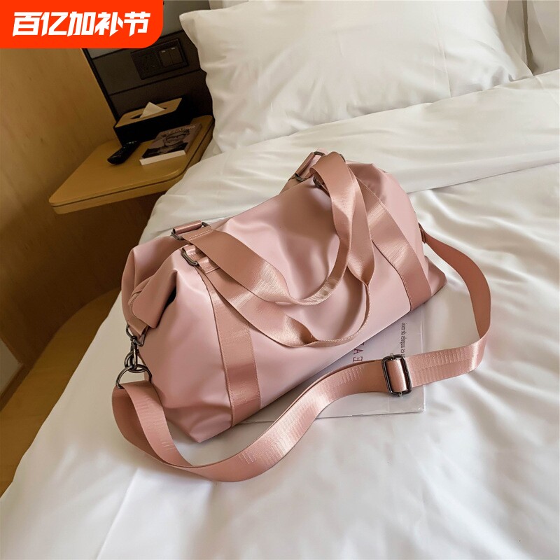 健身包手提瑜伽包女干湿分离防水大容量行李包短途旅行包