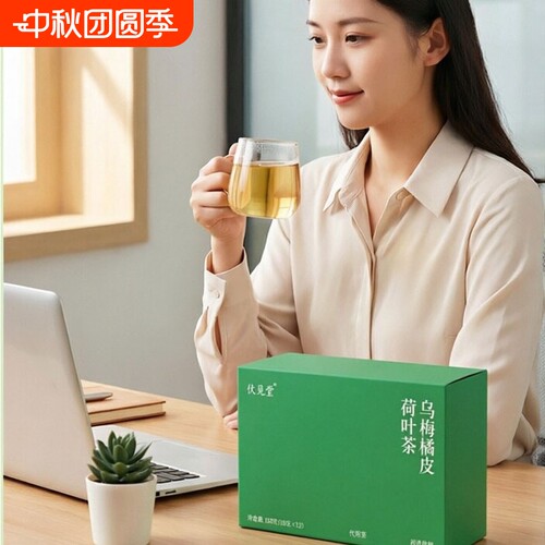 伏见堂乌梅橘皮荷叶茶滋补便携